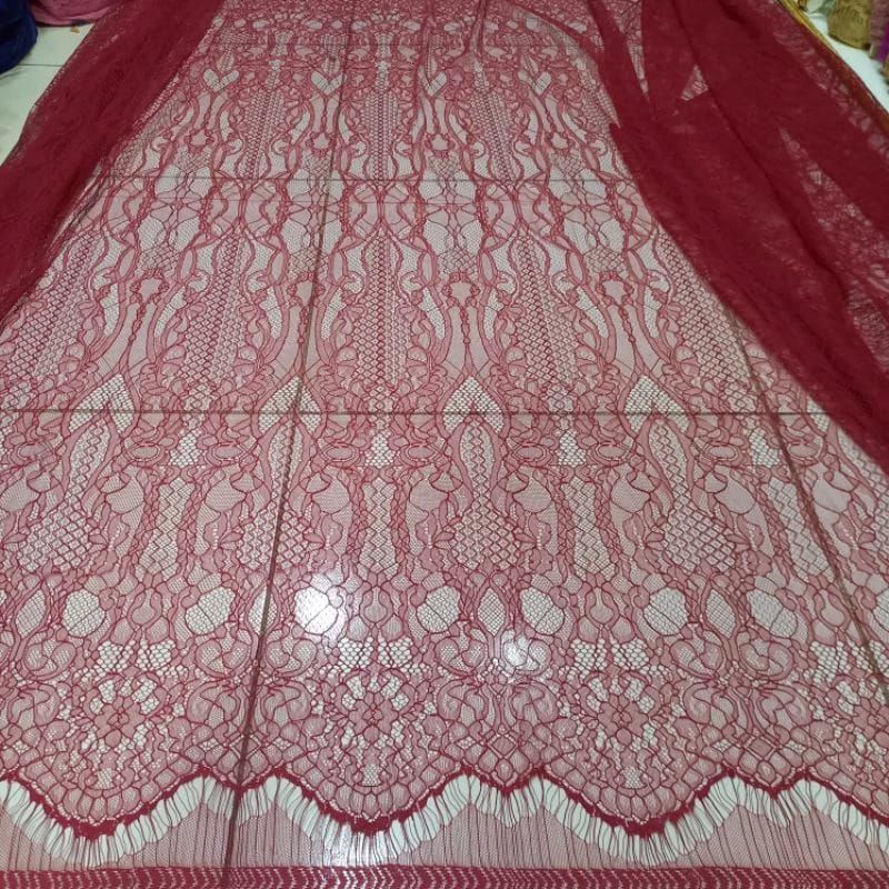 (COD) kain brokat Cantily Panel 3D premium