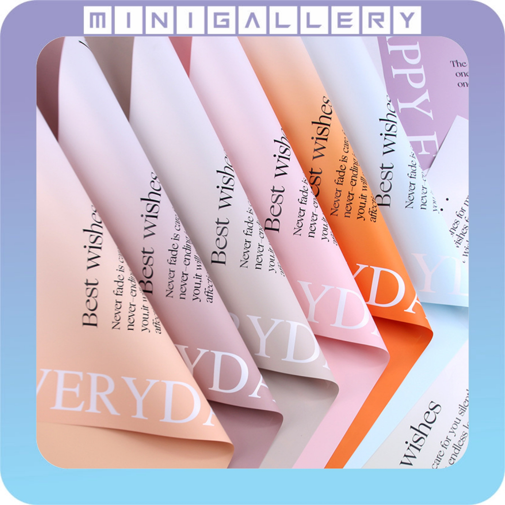 

20 LEMBAR Kertas Buket Bunga Bicolor Cellophane Dua Warna Flower Wrapping Paper KB6133