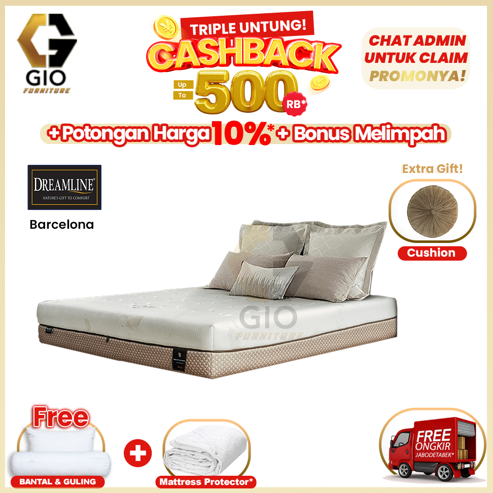 Kasur Dreamline Barcelona / Dreamline Springbed Barcelona (Hanya Kasur)
