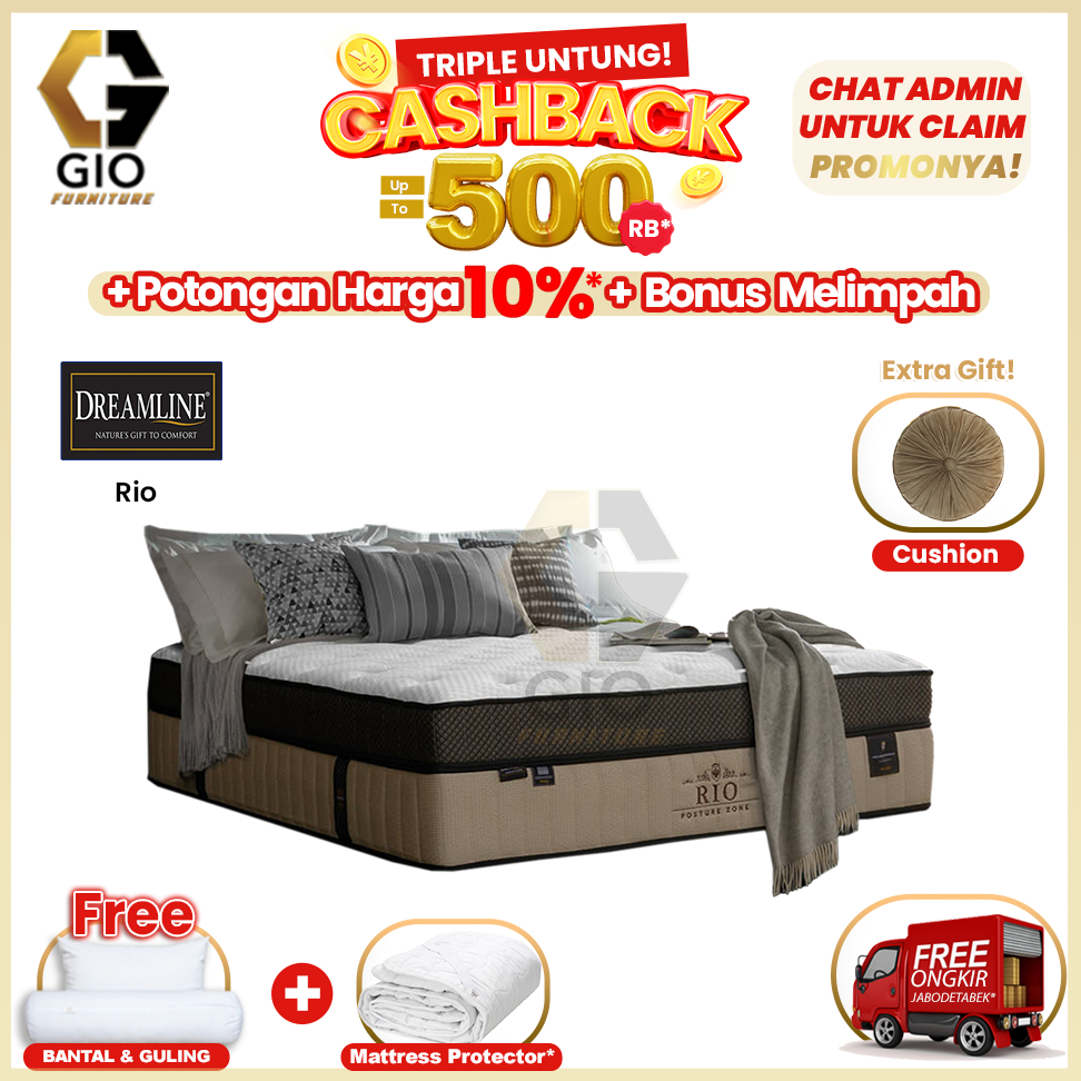 Kasur Dreamline Rio / Dreamline Springbed Rio (Hanya Kasur)