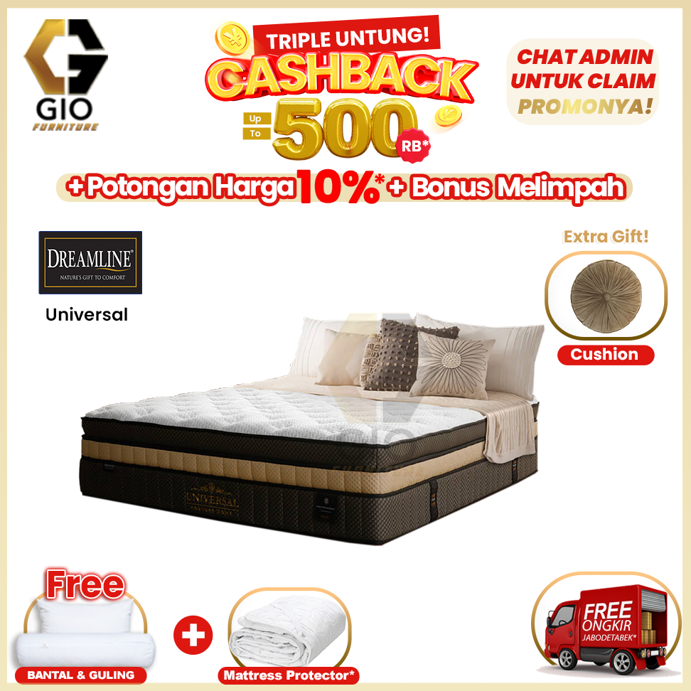 Kasur Dreamline Universal / Dreamline Springbed Universal (Hanya Kasur)
