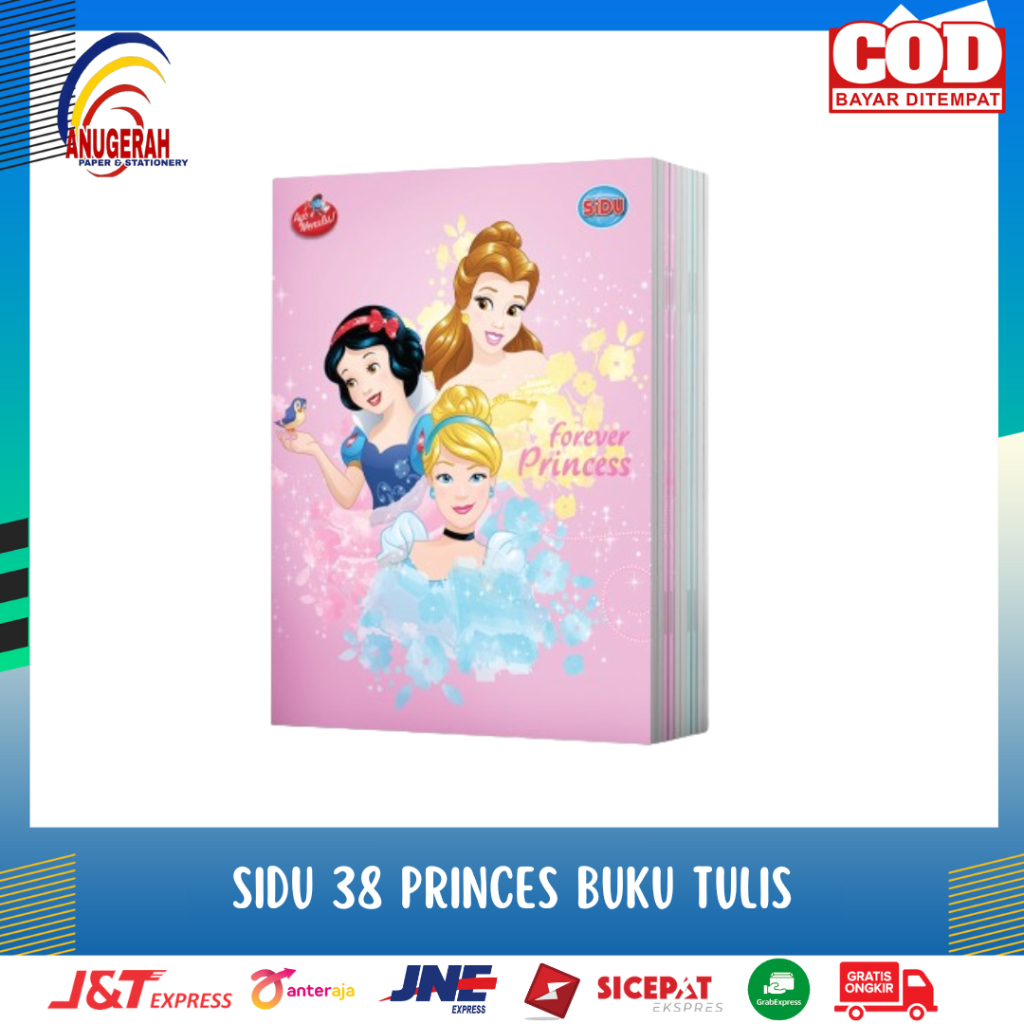 

SIDU 38 PRINCESS BUKU TULIS (PAK)