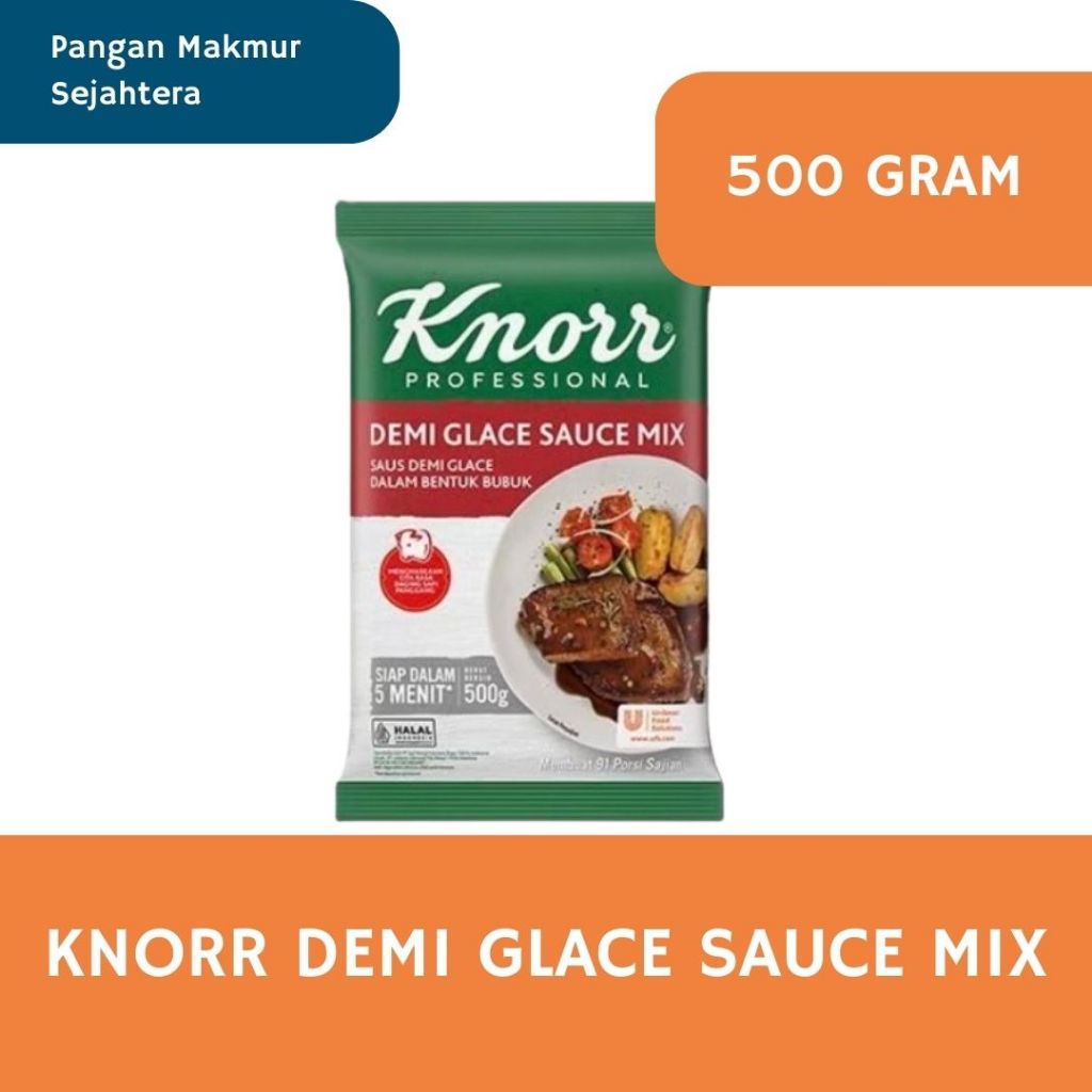 

KNORR - DEMI GLACE SAUCE MIX / SAUS DEMI GLACE BUBUK 500GR