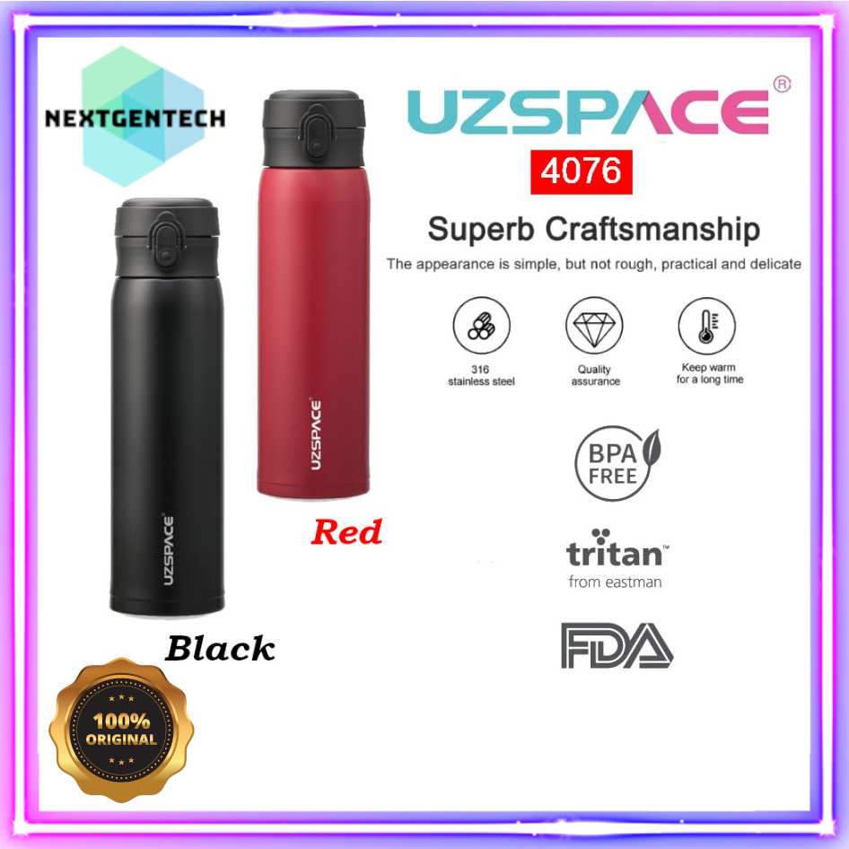 UZSPACE Tumbler Stainless Steel Botol Minum Thermos Botol Tahan Panas