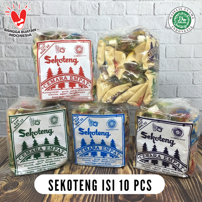 

Sekoteng Sekuteng Cap Cemara Empat Minuman Seduh Hangat Instan - 1 pcs