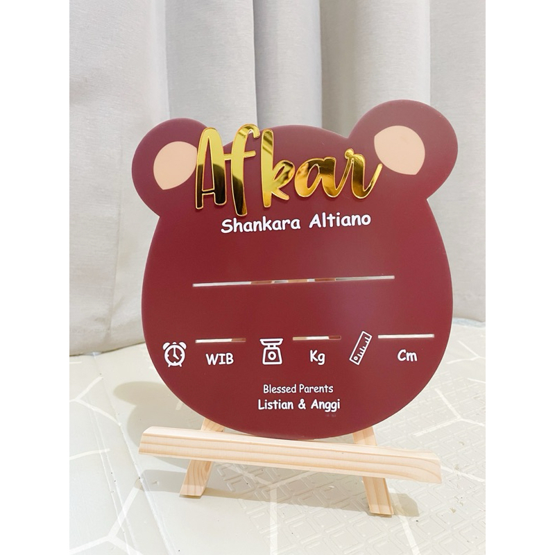 

PAPAN NAMA BAYI / LETTER BOARD