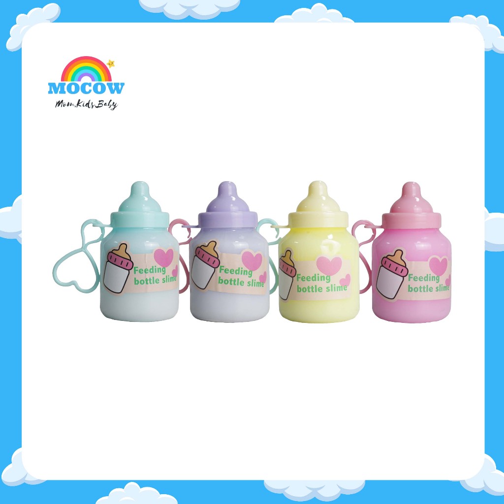 SLIME BOTOL DOT / SLIME BOTOL DOT BAYI / SLIME BOTOL SUSU LUCU IMPORT