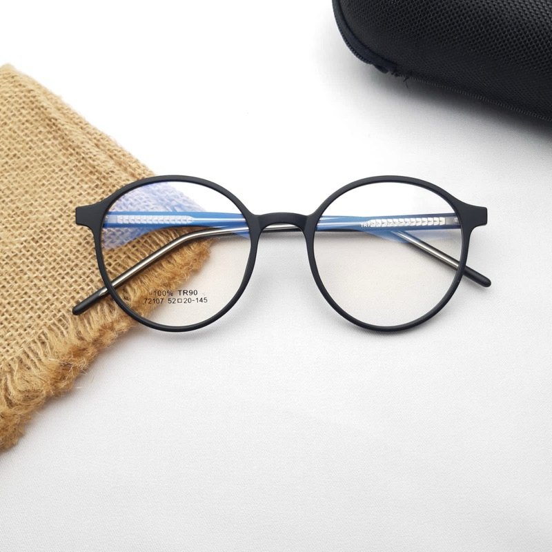 frame kacamata bulat plastik- Retro jonas