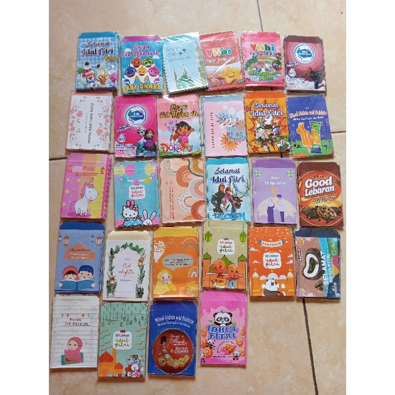 

amplop lebaran mini viral lucu 1pack isi 8pcs,, 3.600/2pack