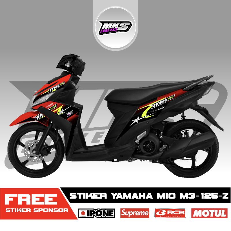 Stiker Mio M3, MIO 125, MIO Z - Striping Mio125, MIO M3, MIO Z - Decal Mio125, MIO M3, MIO Z