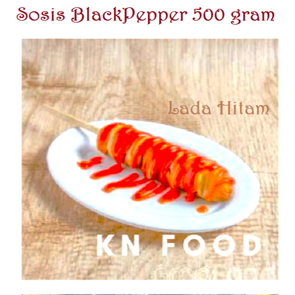 

Sosis bakar /goreng / alana sosis sapi lada hitam JUMBO 500g