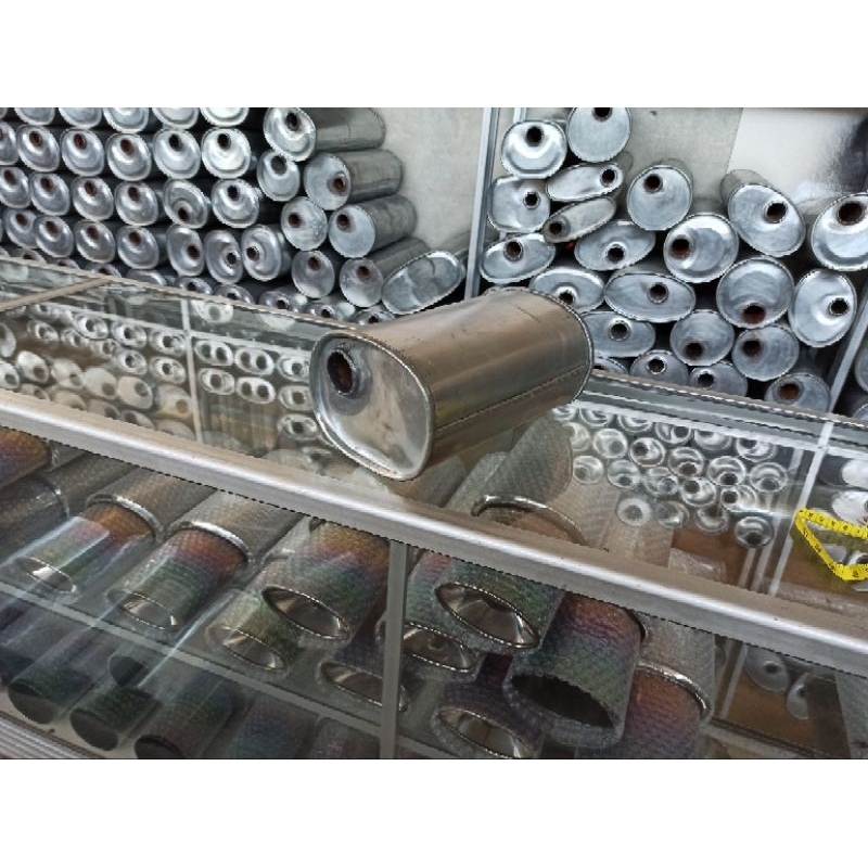 tabung knalpot mobil daihatsu charade type standar bahan galvanis