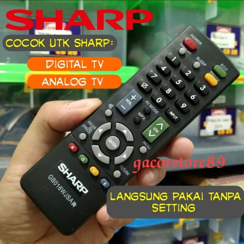 remot tv LED Sharp LC-32SA4200I digital tv analog tv 2T-C24DC1I 2T-C24DD1I 2T-C32DC1I 2T-C42DC1I