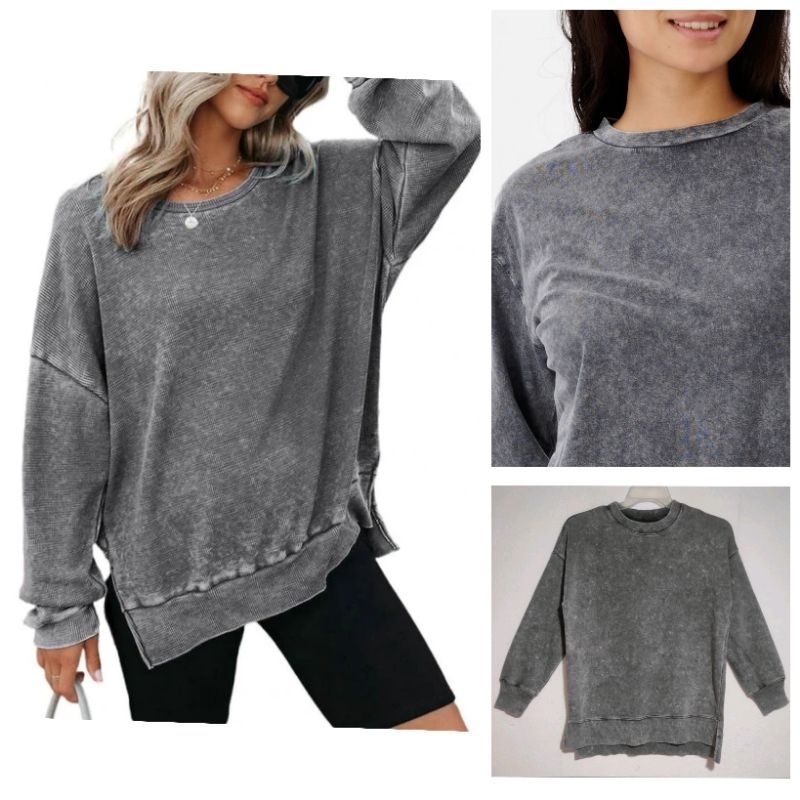 SO Lounge Life Sweatshirt Pink coklat grey