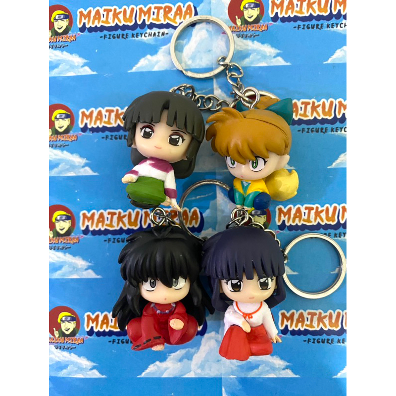 Figure Keychain / Gantungan Kunci Inuyasha C Kikyo Shippo