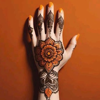 MAWBELI HENNA ARAB HALAL Pacar Kuku Oranye inai Orange Merah Henna Bubuk Pewarna Kuku Kutek Muslim S