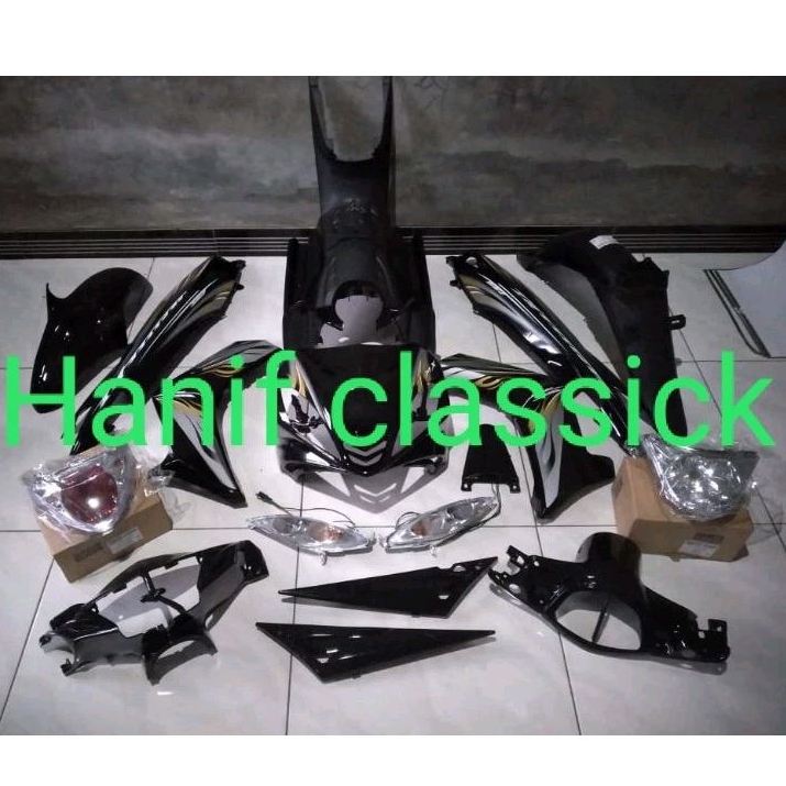 TERMURAH Body BODI Jupiter MX OLD/LAMA full set kasar & halus plus reflektor lampu depan belakang te