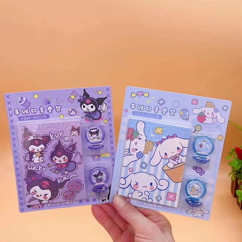 

Set Buku Saku Sanrio dengan 2 stamp lucu