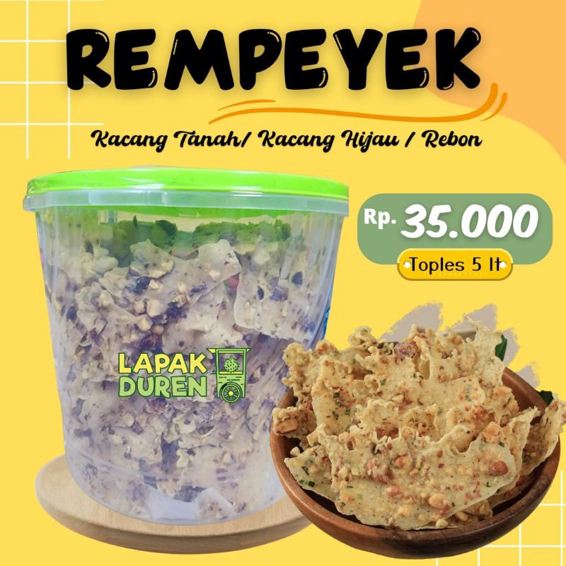 

BIG SALE TERLARIS Peyek Kacang Rebon buruan