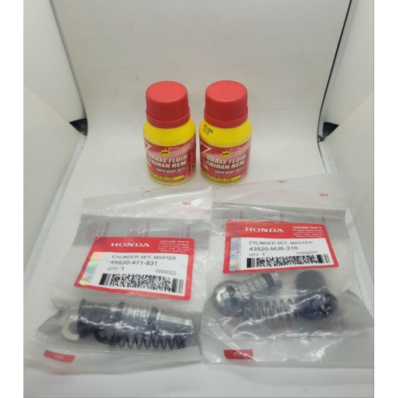 Seal Master Rem Kit Depan Belakang Honda CRF150L