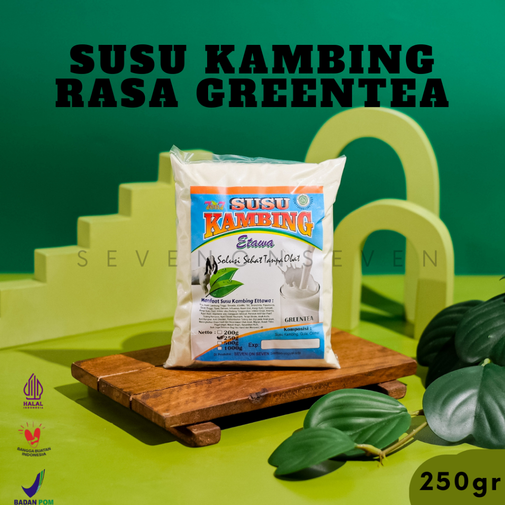 

Susu Kambing Rasa Greentea 250gr