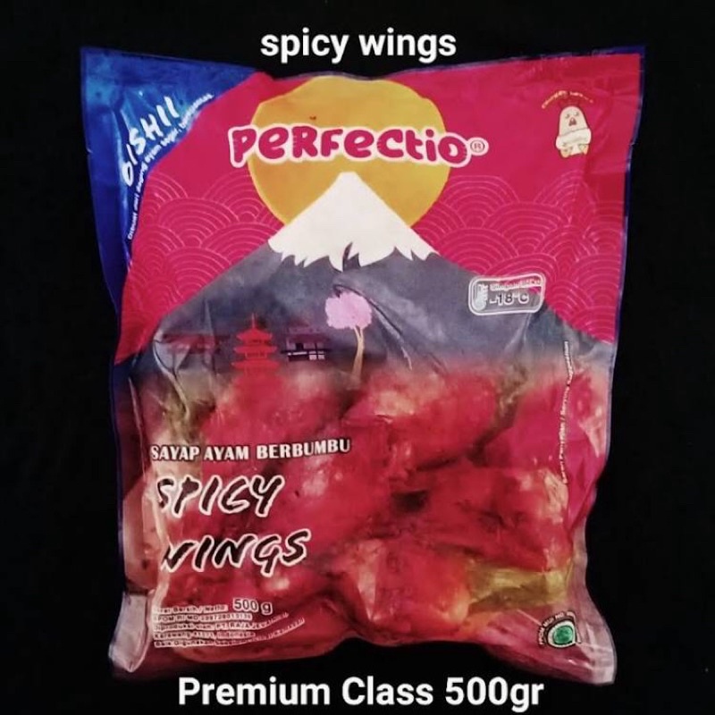 

Stok terbaru perfectio spicy chiken wings 5 gram