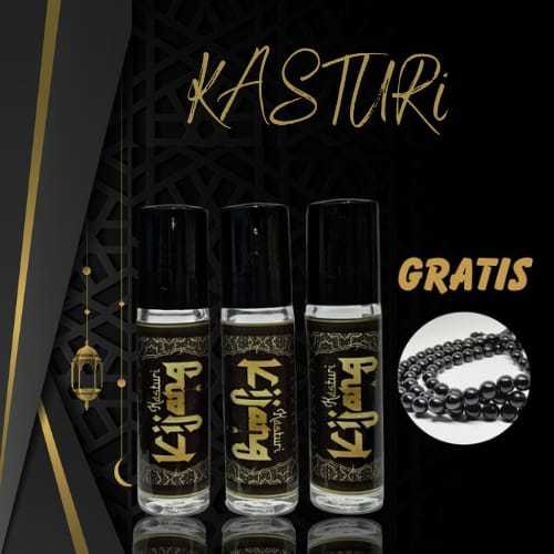 Parfum Kasturi Kijang Parfum Arab Asli Minyak Wangi Sholat Murni Non Alkohol - Kasturi jannati