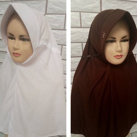 88 Kerudung instan hijab instan sekolah SD SMP
