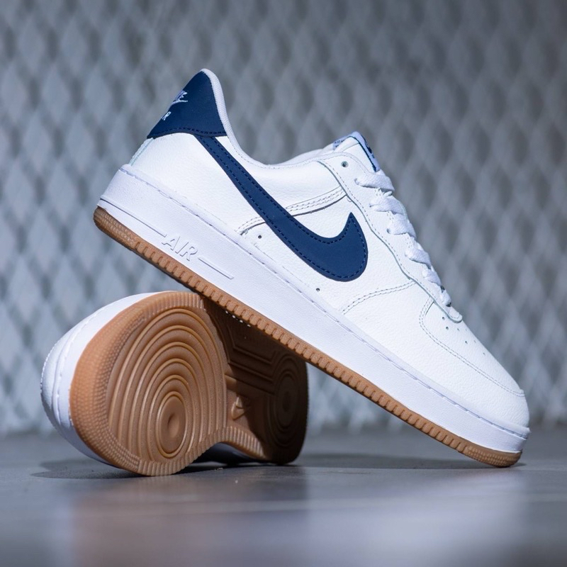 Nike Air Force 1 White Navy Gum | Sneakers | Original