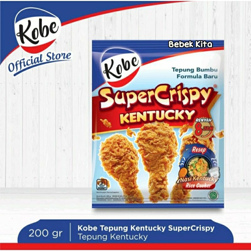 

Kobe Tepung Ayam Kentucky Super Crispy 200gr