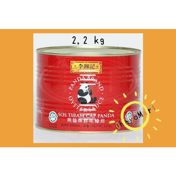 

1212 LKK saus tiram kaleng cap panda oyster sauce LEE KUM KEE 22kg