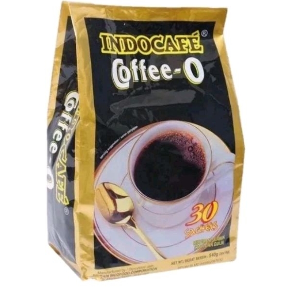 

Indocafe Coffee O 30sachet x 18gr kopi hitam indocafe