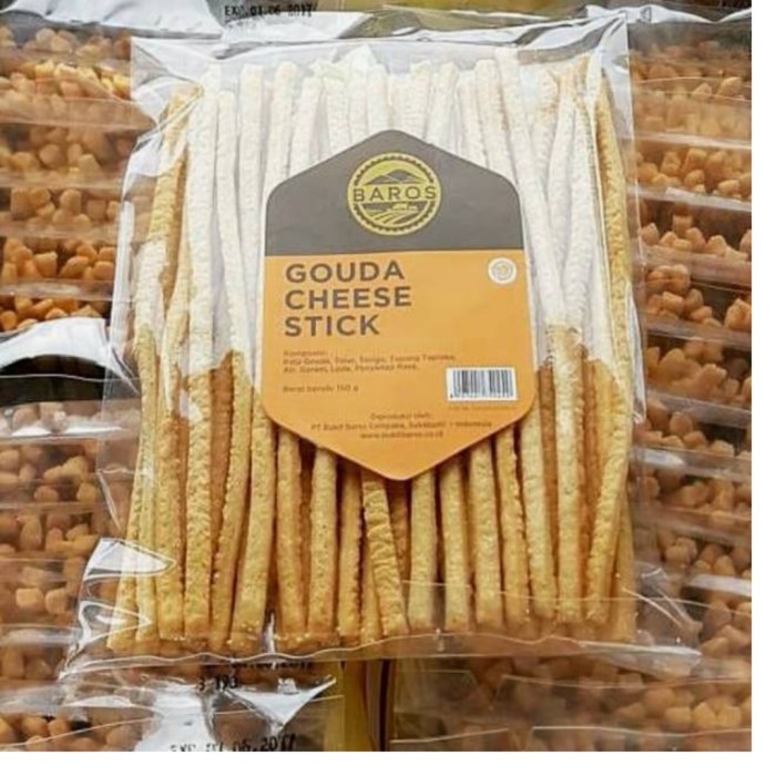 

Stik Keju Gouda Baros Terlaris Lembut Renyah Cheese Stick Keju Gouda