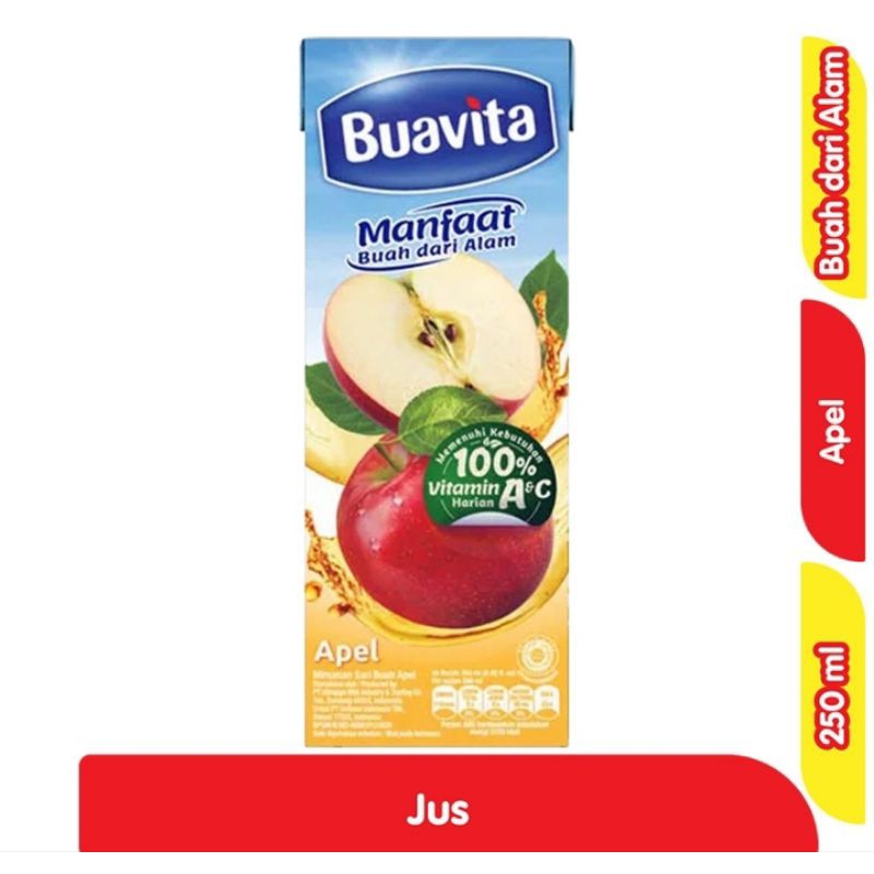 

Buavita Jus Buah Asli Apel 250 ml