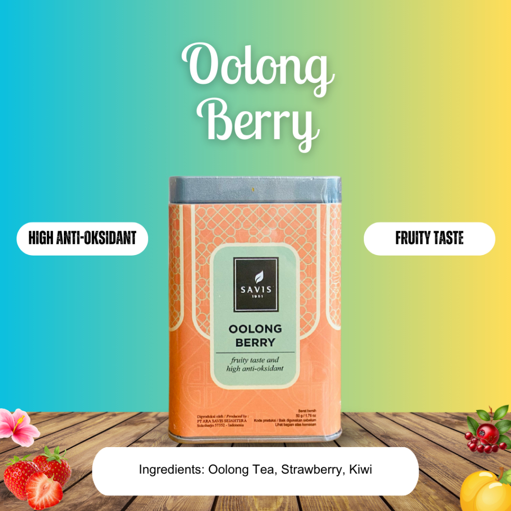 

Savis Tea Premium Oolong Berry Tincan 40 gr