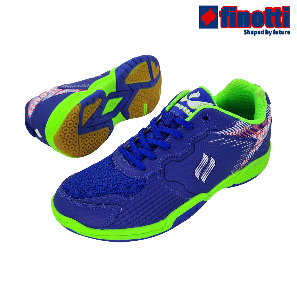 Sepatu badminton / bulu tangkis Finotti SMASH 5 - Biru