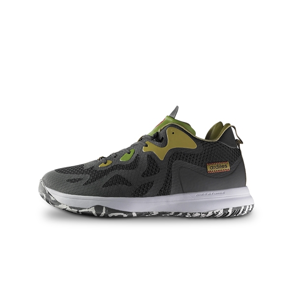 Ardiles Kids Optima TG Sepatu Basket Anak - Black Marble - White Marble - Peach Burgundy