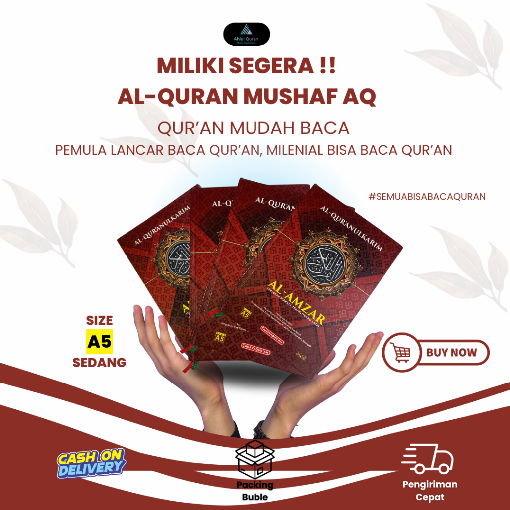 [PAKET BUNDLING] BALANJA INDONESIA AL-QUR'AN AL-AMZAR (MUSHAF AQ) Qur'an Mudah Baca Al Quran Latin A