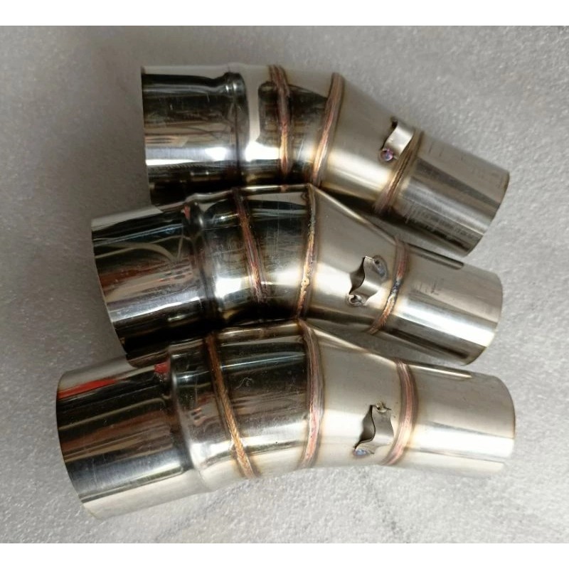 SLIP ON KNALPOT NINJA 250FI OLD/NINJA250 KARBU STAINLESS INLET 50MM