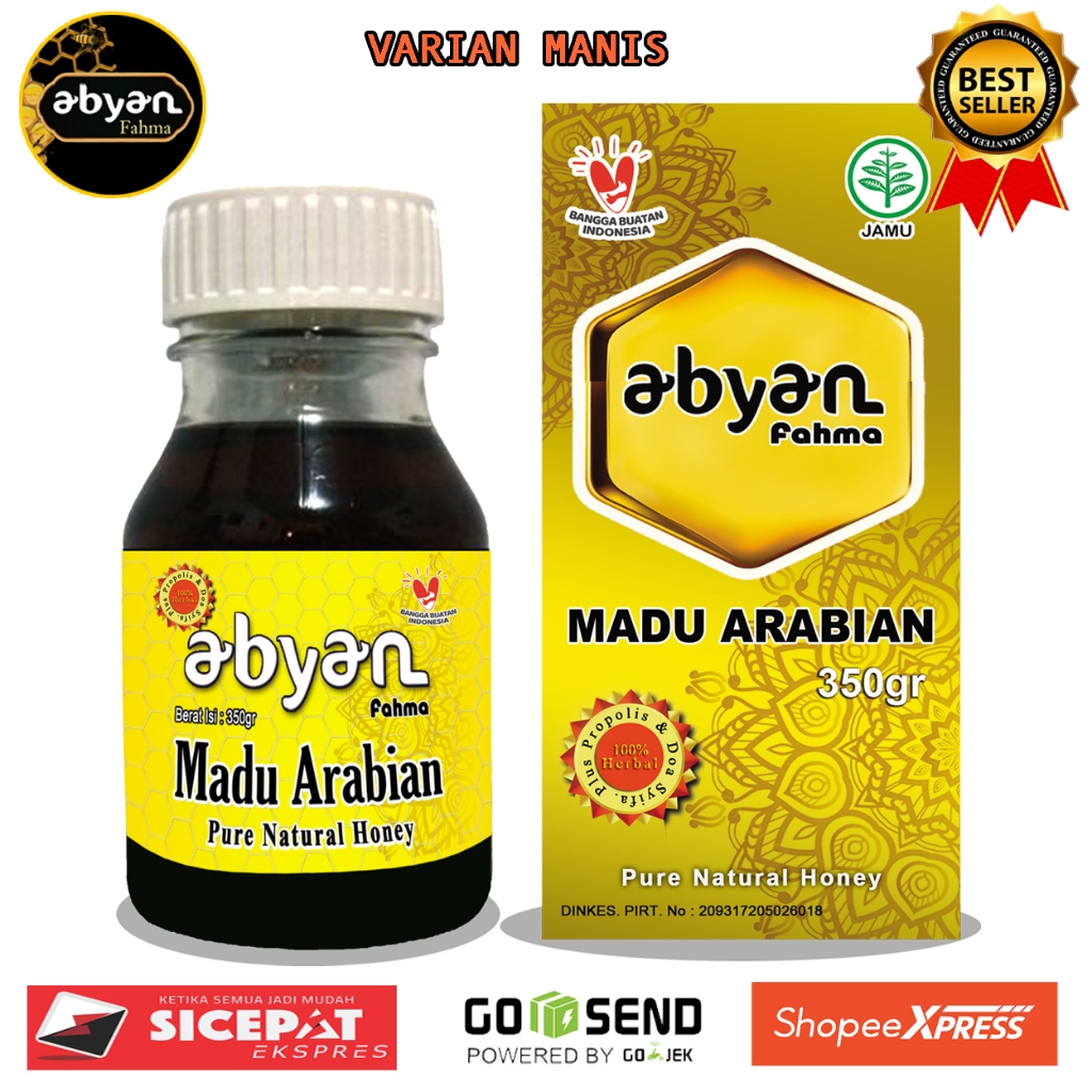 

Madu Arabian Abyan (manis) Propolis Ruqyah