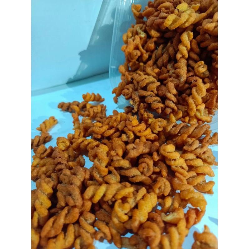 

Makaroni Spiral Snack Balado Enak Gurih Renyah