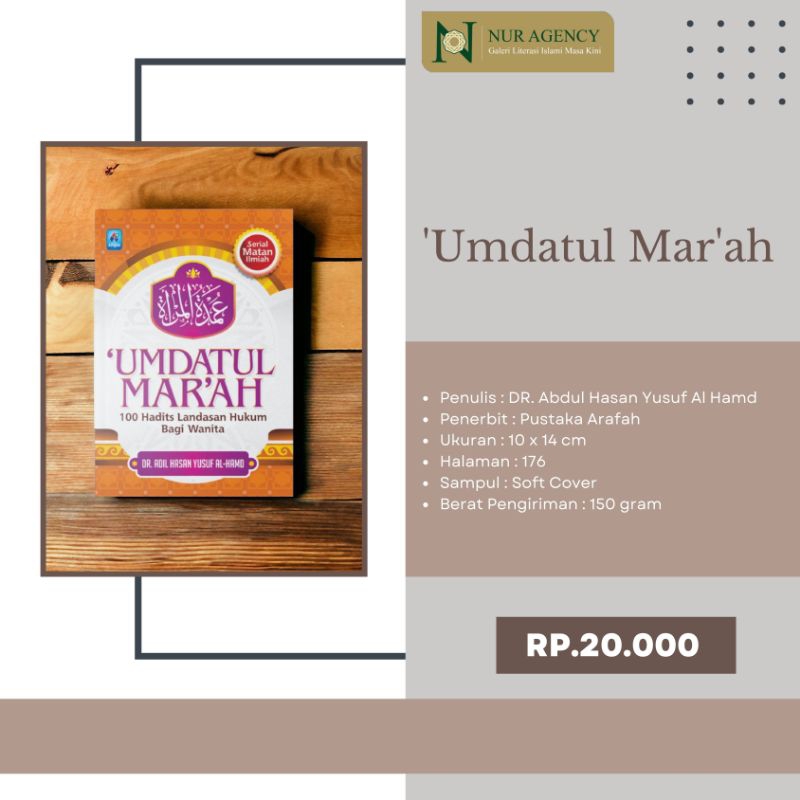 Buku Umdatul Marah Umdatul Mar'ah