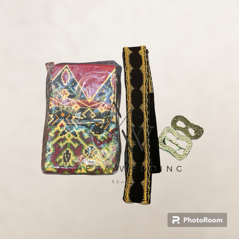 Set sabuk lontong+timang+kamus