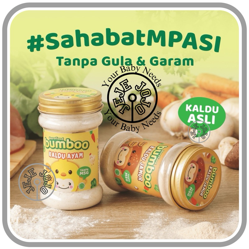 

Barefood Bumboo Kaldu Jamur - Kaldu Ayam - kaldu ati ayam - kaldu teri Tanpa Garam / Non MSG - Kaldu MPasi - Kaldu Bubur Bayi