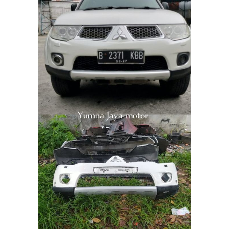 bemper depan Pajero tahun 2010