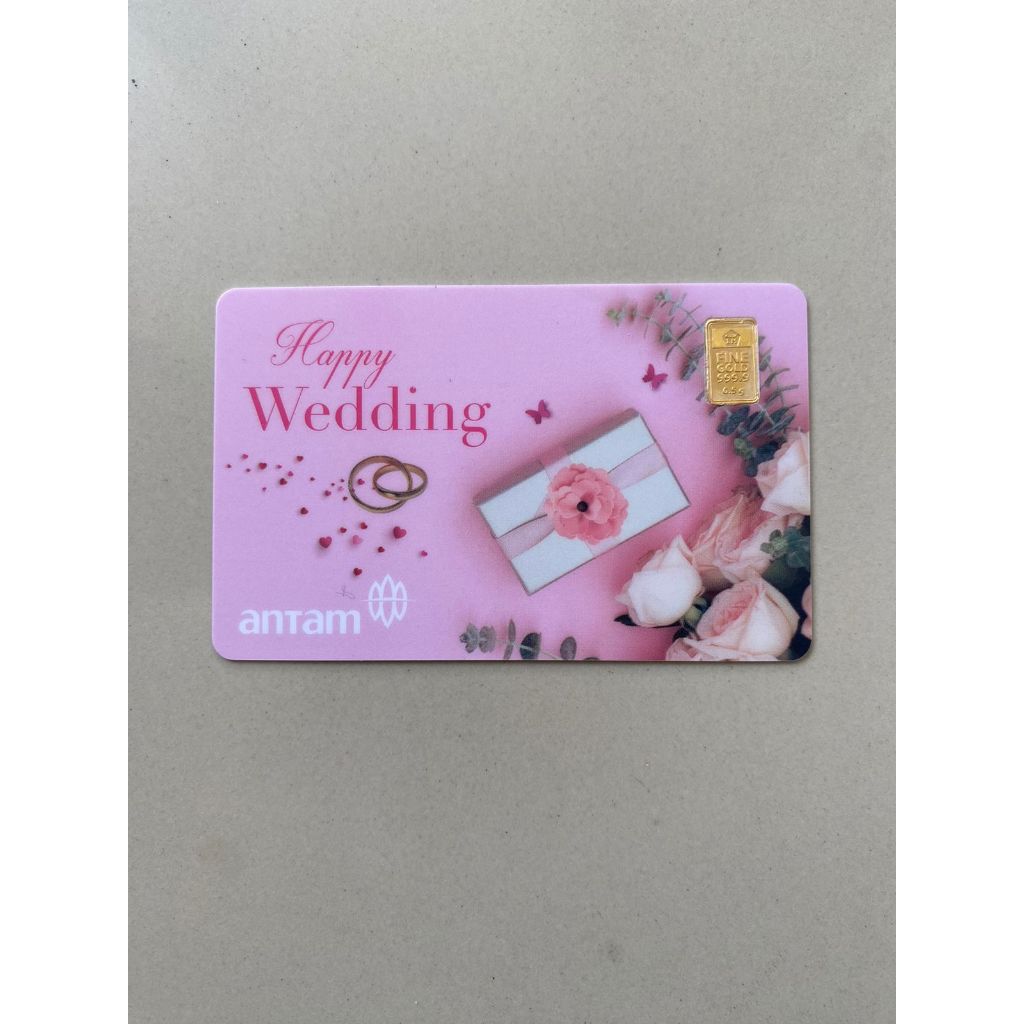 Emas Antam LM Gift Series Happy Wedding - 0,5 gr