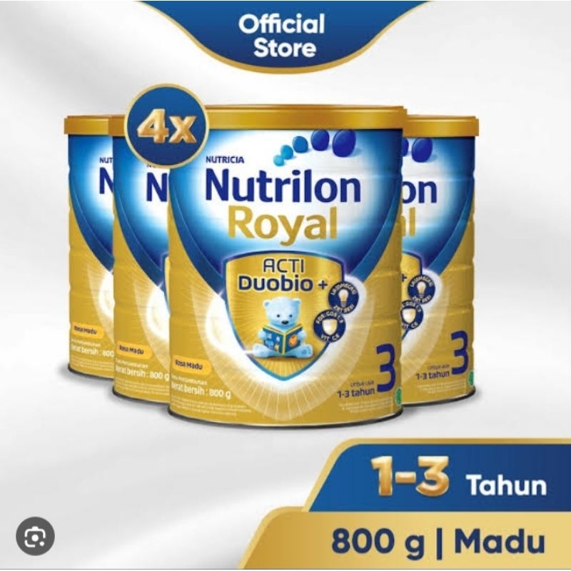 

3 Kaleng Nutrilon Royal 800g