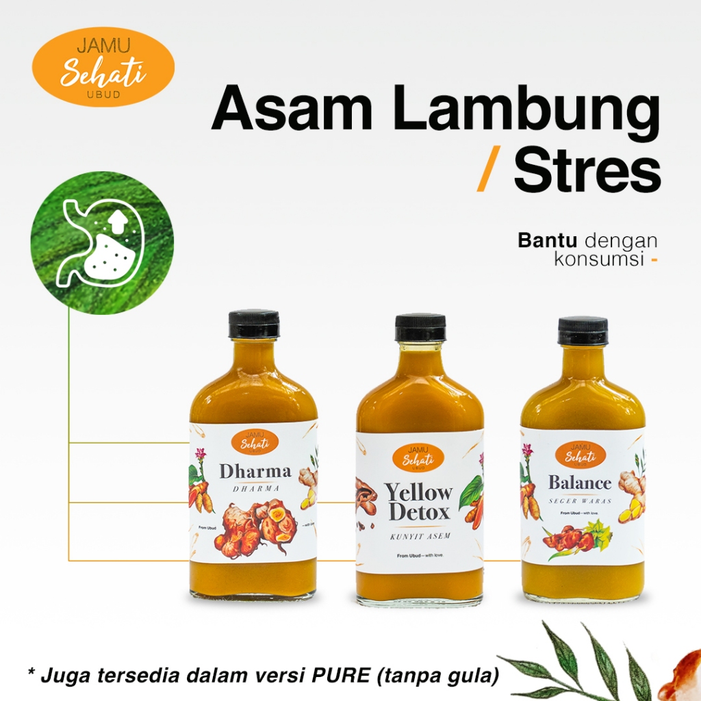 

Minuman Herbal Alami Bantu Atasi GERD - Jamu Sehati Ubud