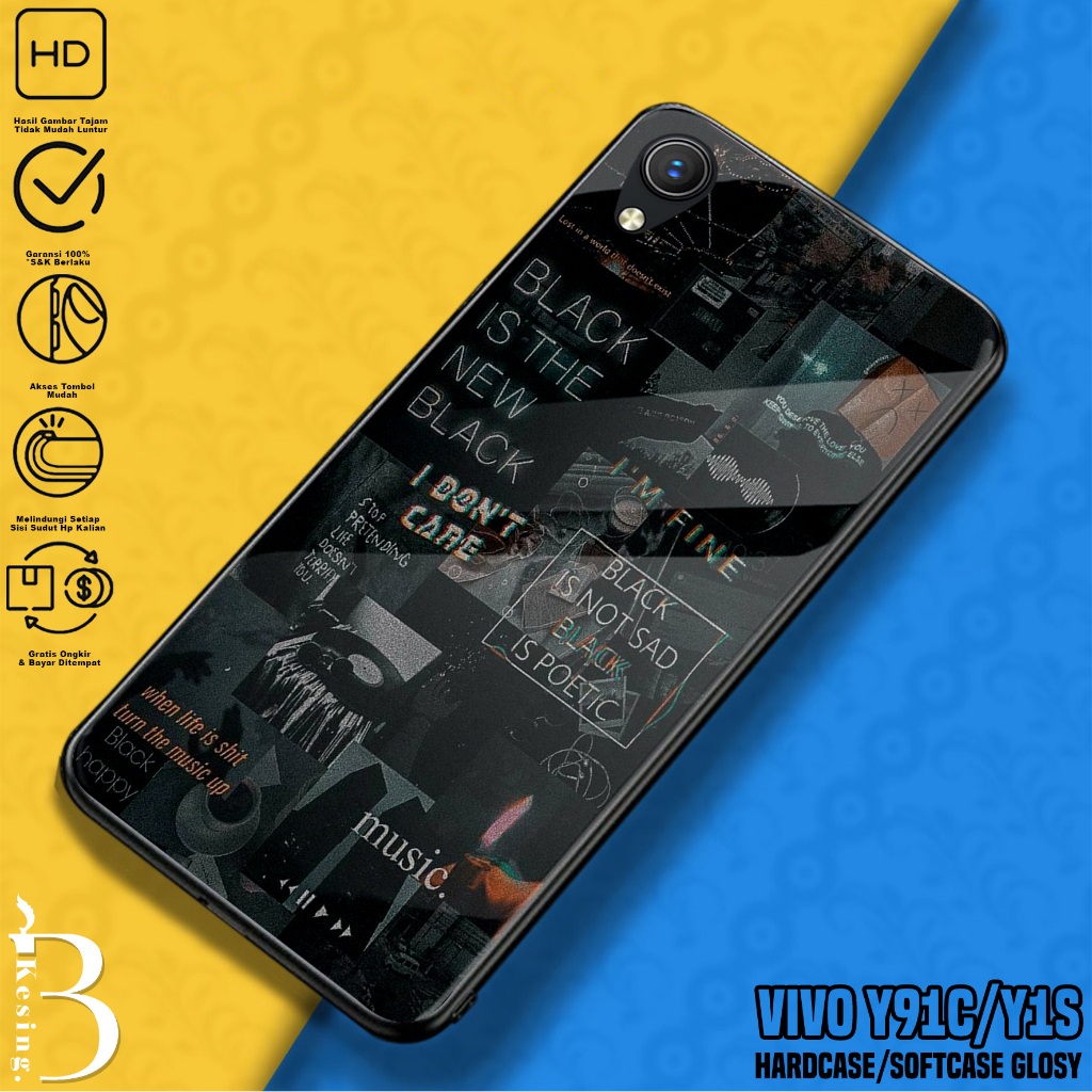 Case VIVO Y91C / Y1S - Casing VIVO Y91C / Y1S Motif AESTH - Silikon Hp VIVO Y91C - Softcase Hp - Kon