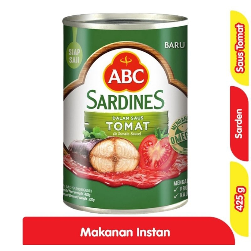 

ABC Sarden Saus Tomat 425 g